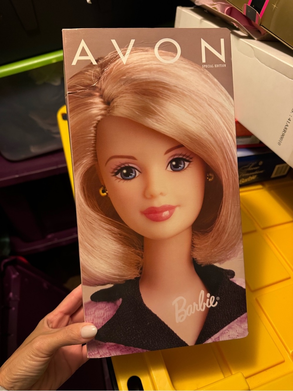 Barbie Blonde Special Edition Avon Doll Box - Blonde Hair